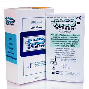 Alco-Screen® Saliva Alcohol Test (24/Box)