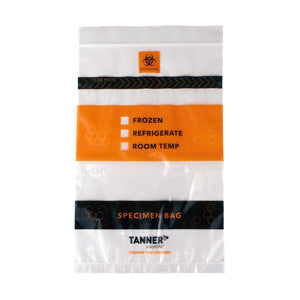 Tanner Scientific® Biohazard Specimen Bags (1,000/Case) - Drugs of Abuse Tests